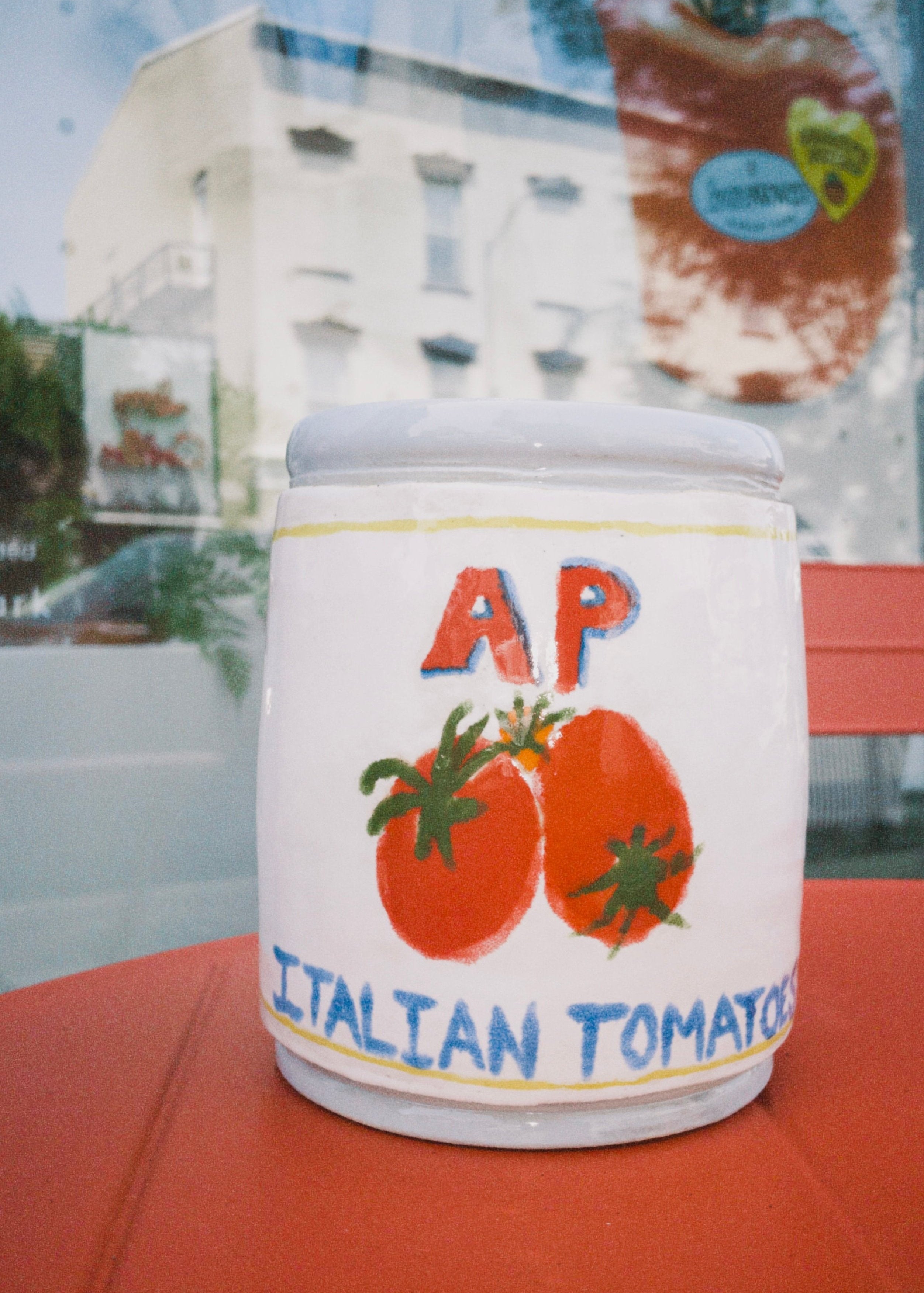 DINICOLA CERAMICS ASBURY PARK TOMATO UTILITY CAN – Interwoven