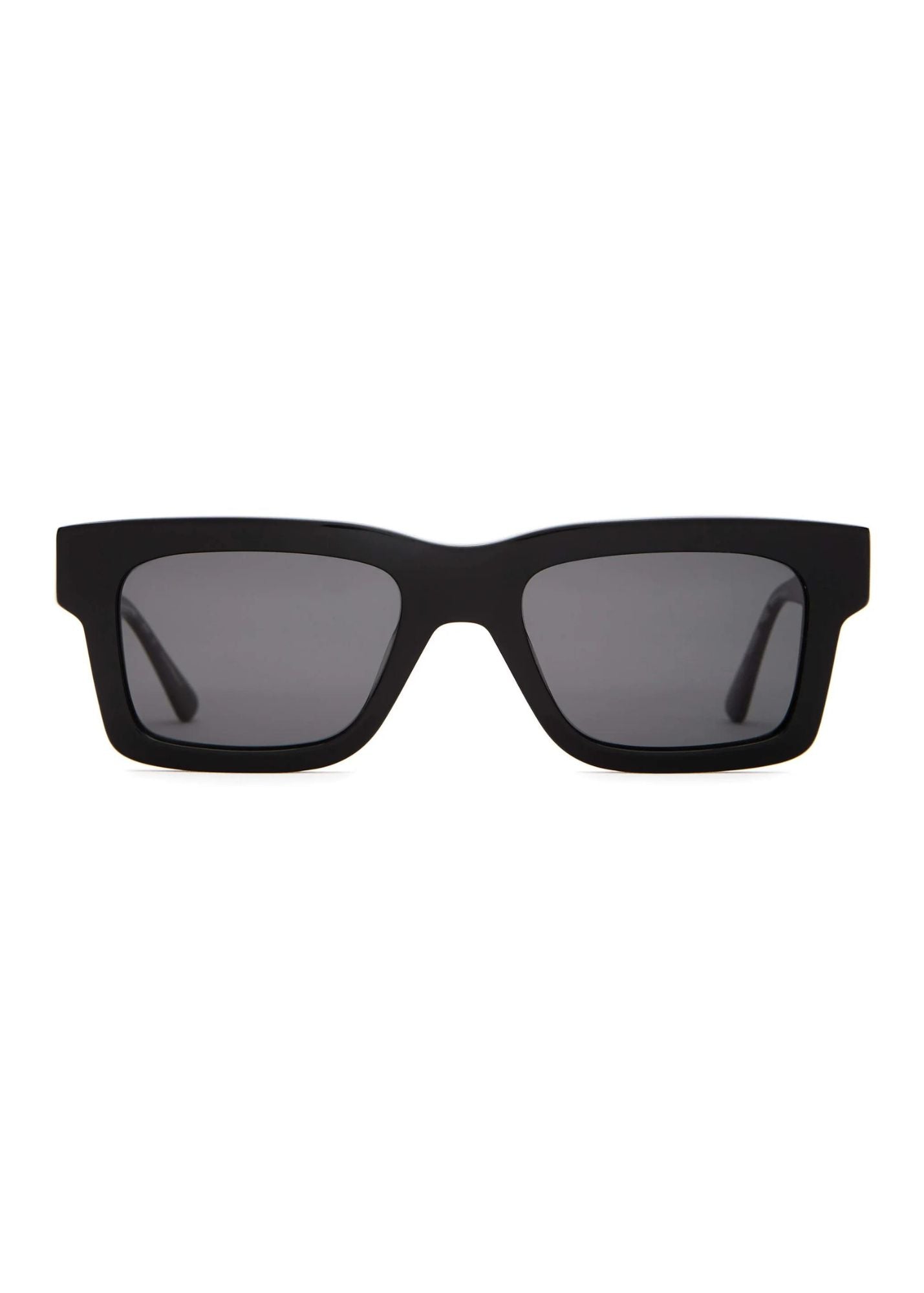 Crap Eyewear Rectangular Gray Frame Sunglasses with Dark Lenses Gold Groove Polarized Pilot Sunglasses – Prism Seattle main image 4
