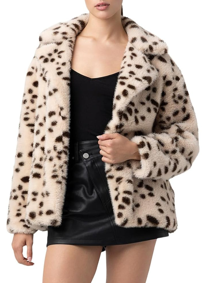 faux fur coat for formal dress Classic Women's Blue Faux Fur Coat | Royal Wolf main image 0