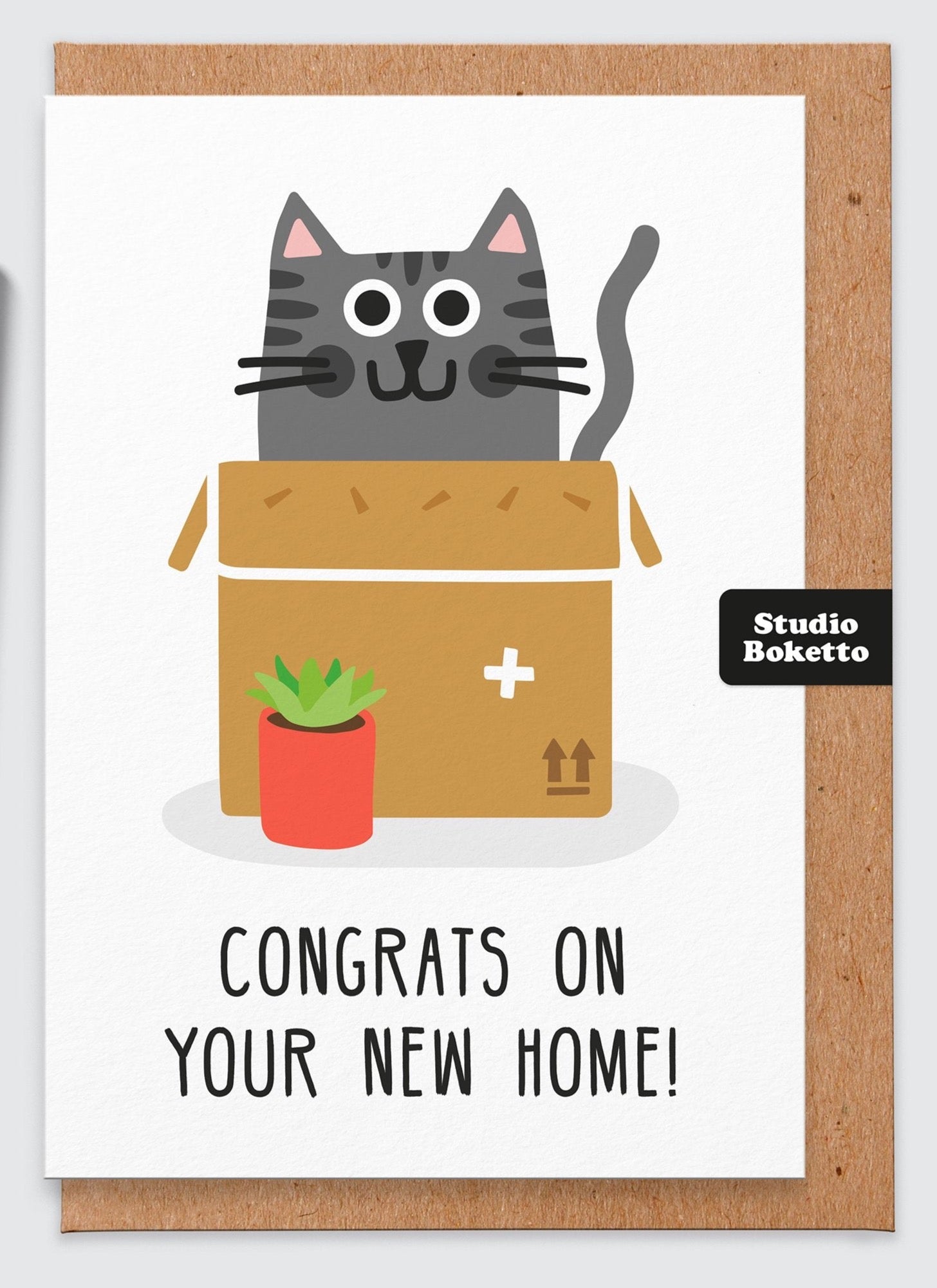 KITTY CAT NEW HOME CARD