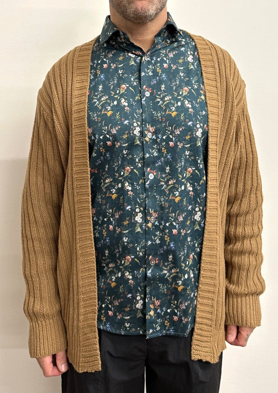 Orange Ventura Terry Cardigan