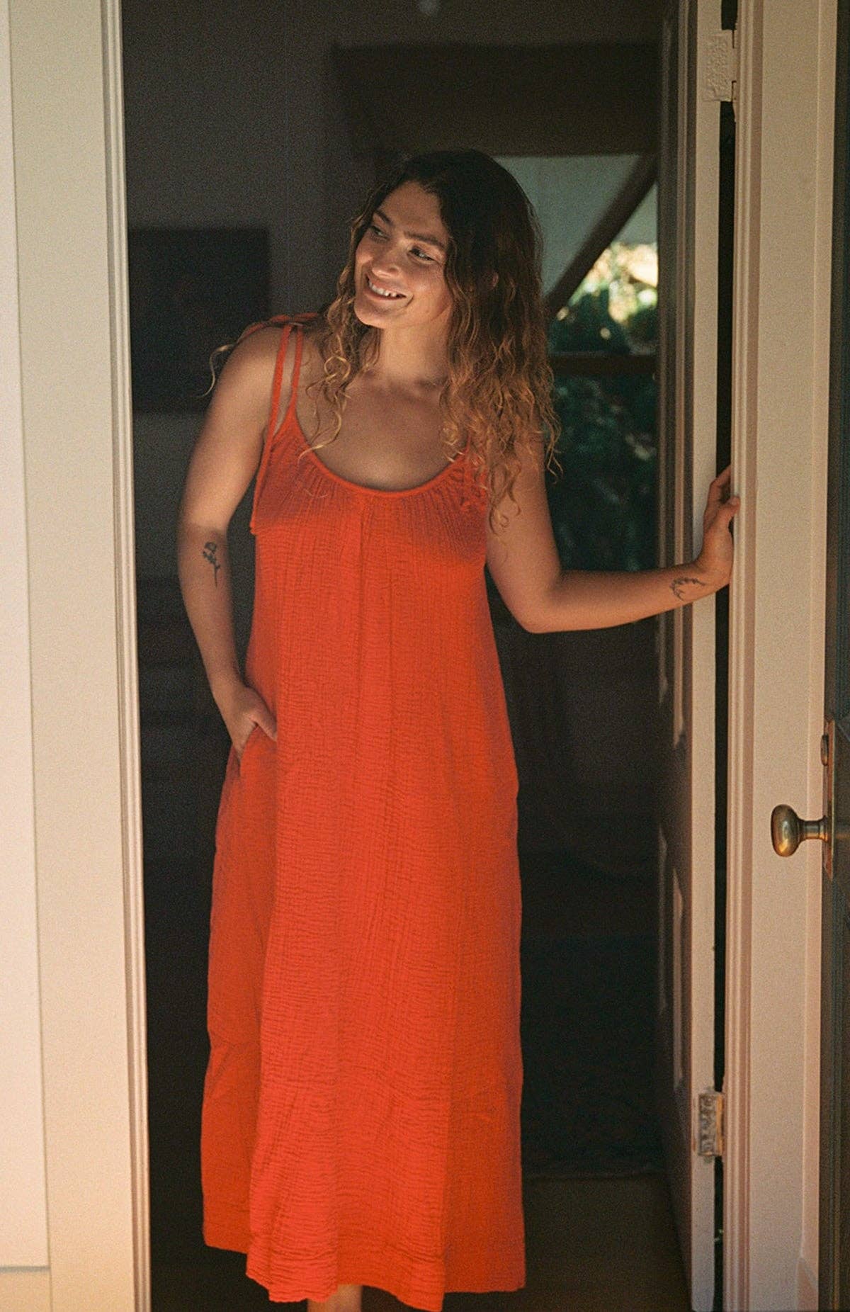 MARGHERITA SUMMER GAUZE DRESS