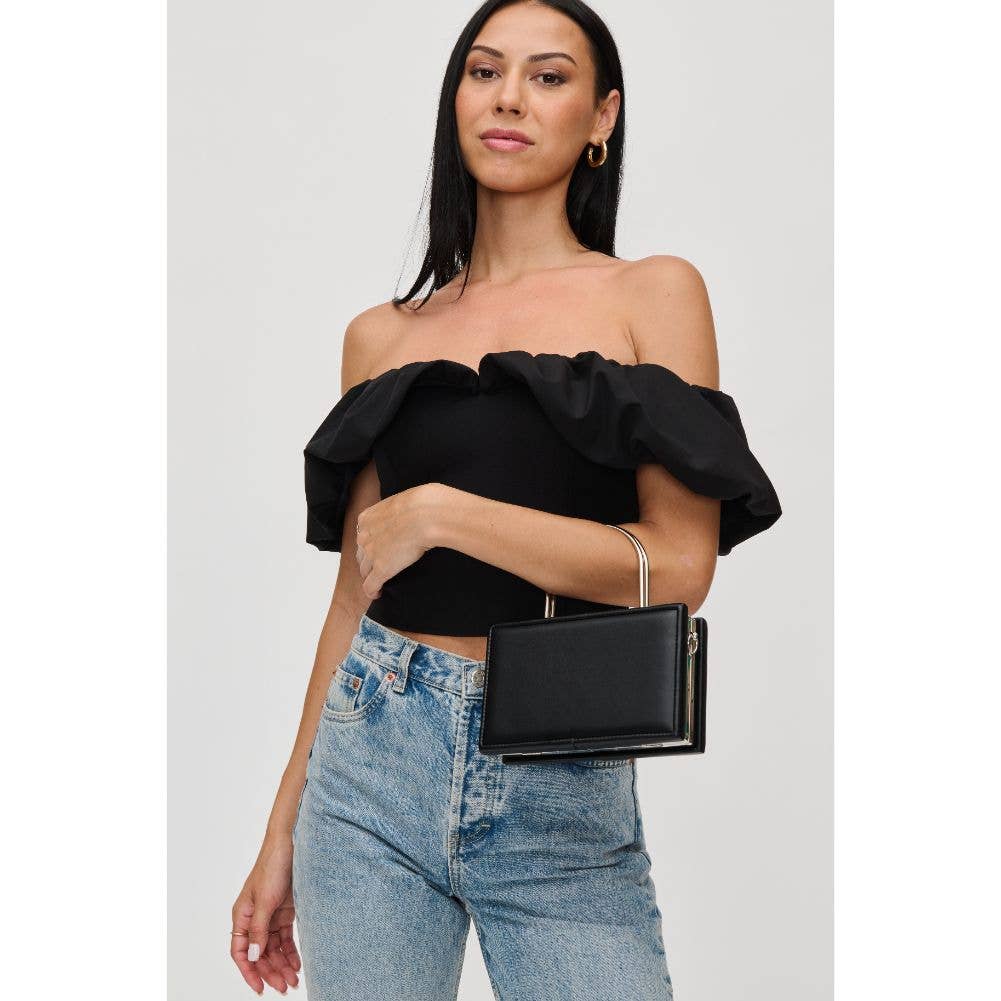 CHARLI STRUCTURED EVENING BAG