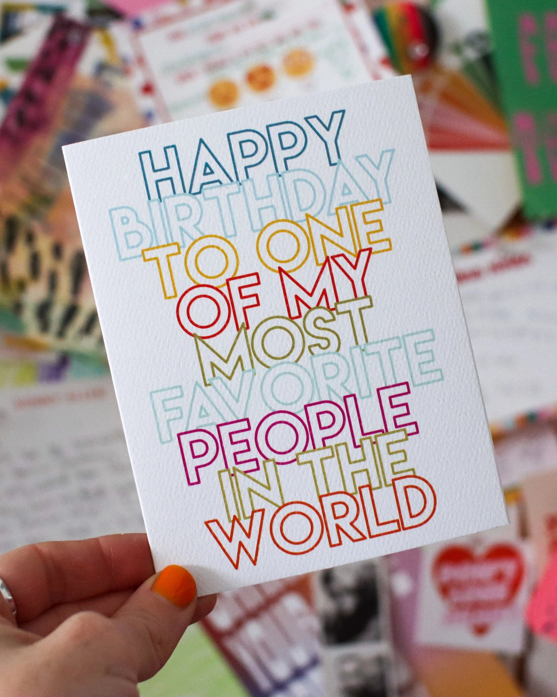 MOST FAVE BIRTHDAY CARD – Interwoven