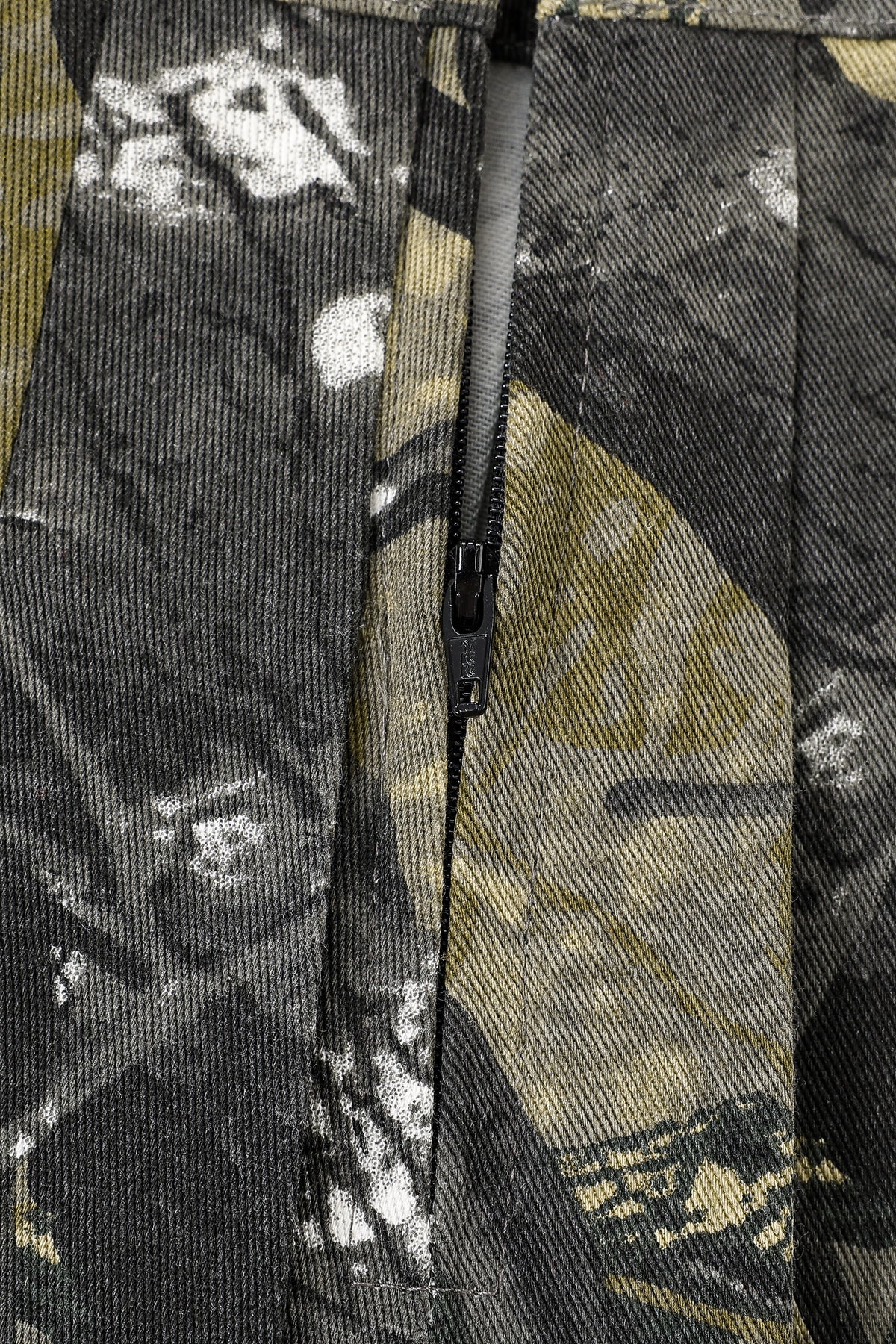 F.B.C. CAMO PLEATED MICRO MINI SKIRT
