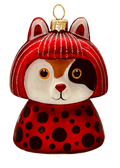 YAYOI KUSAMA CALICO CAT ORNAMENT