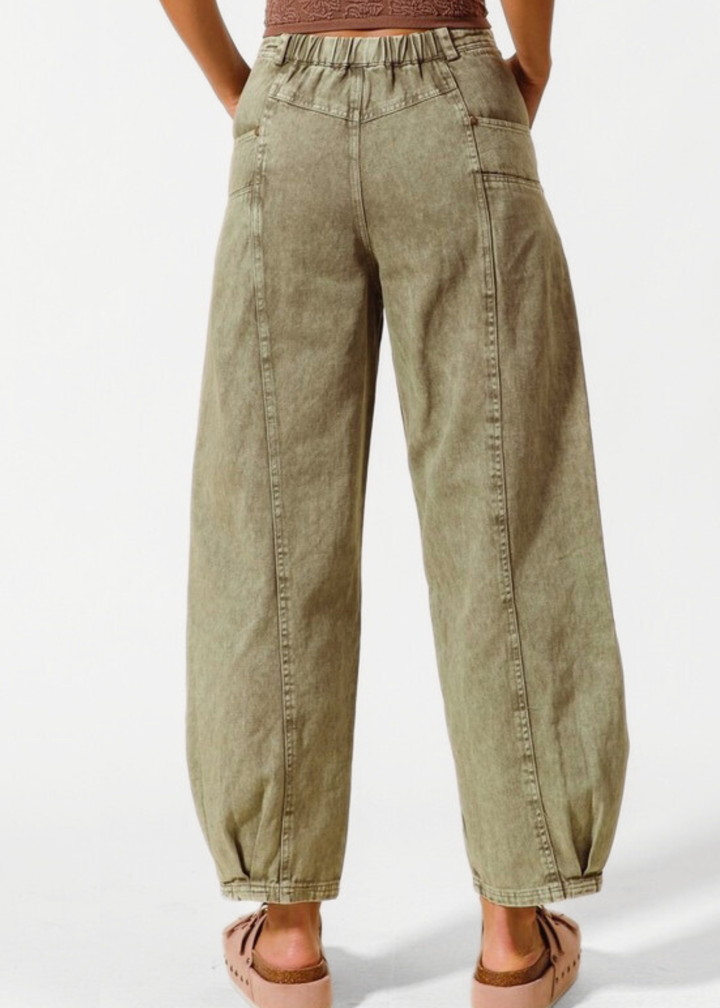 CAROLINE UTILITY BARREL PANTS