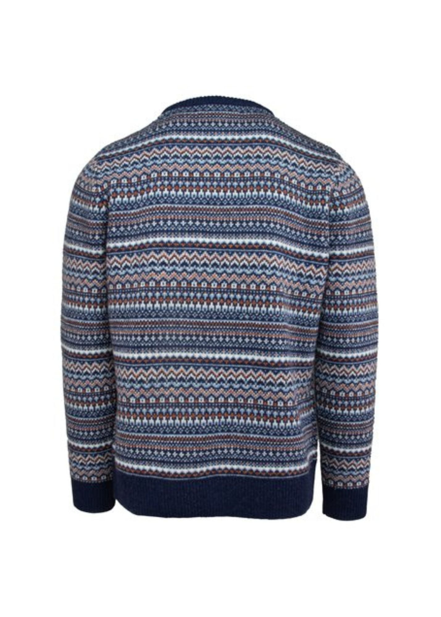 SCHOTT FAIRISLE CREWNECK SWEATER