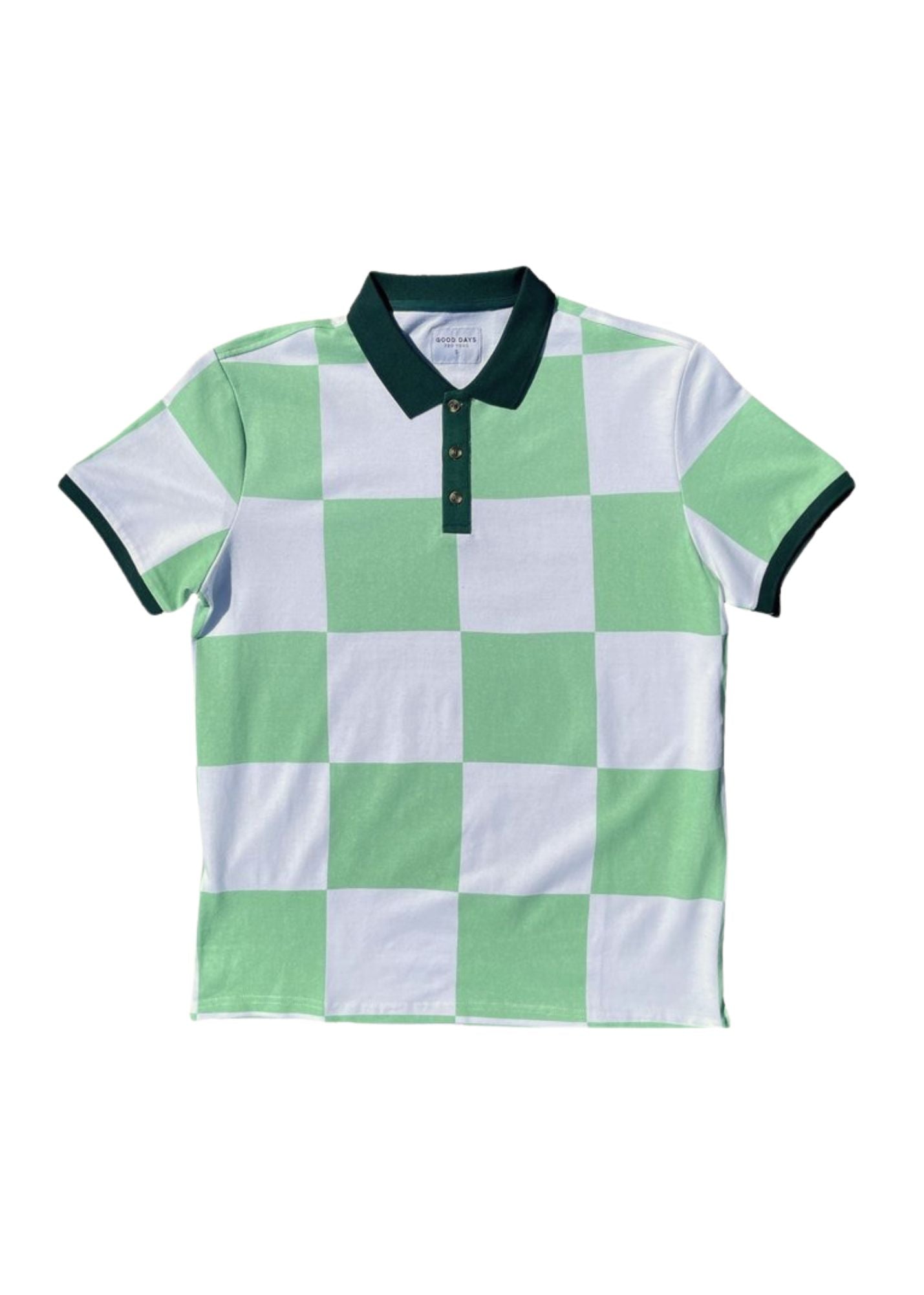 RETRO DERBY CHECKER POLO