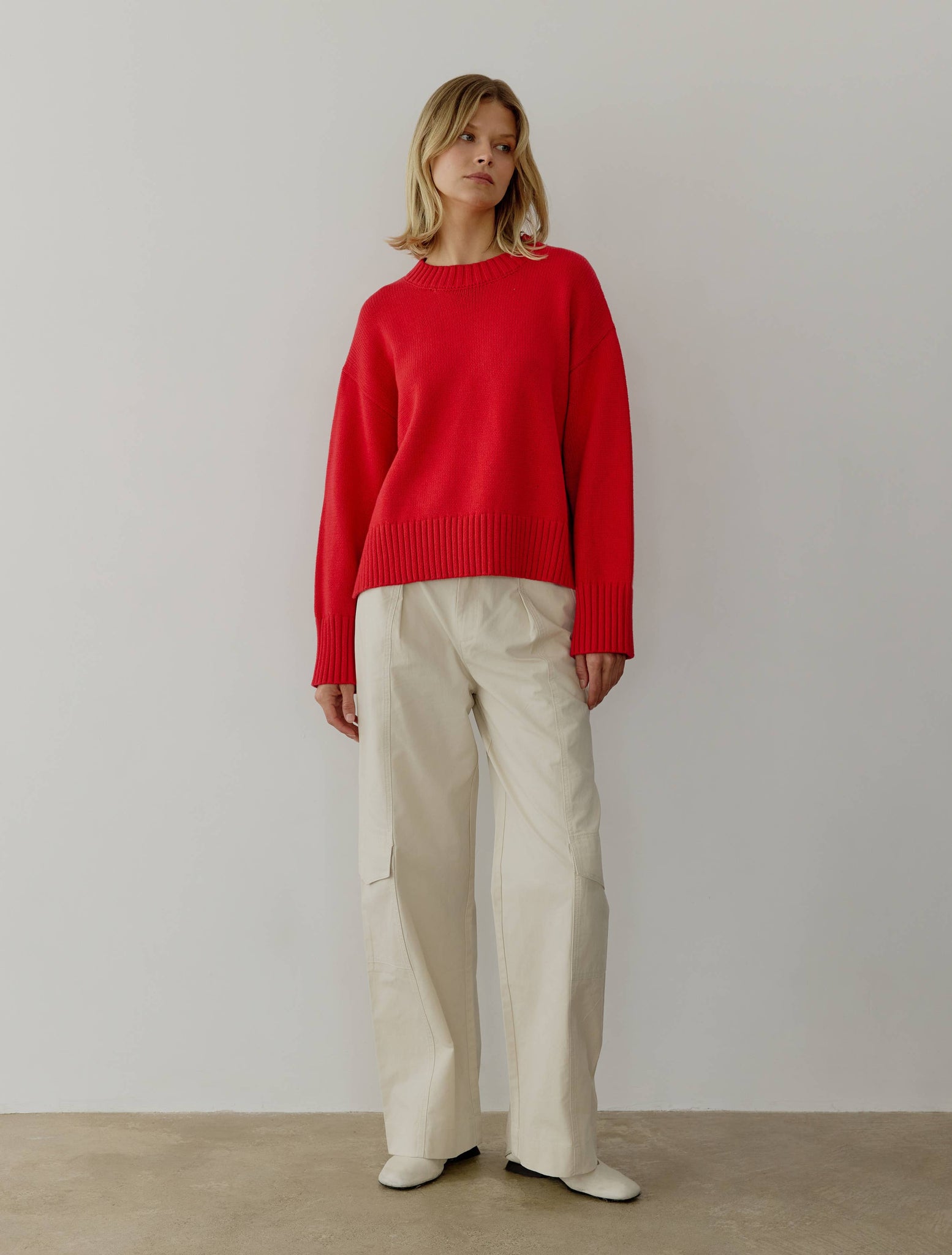 ASH CROPPED SWEATER