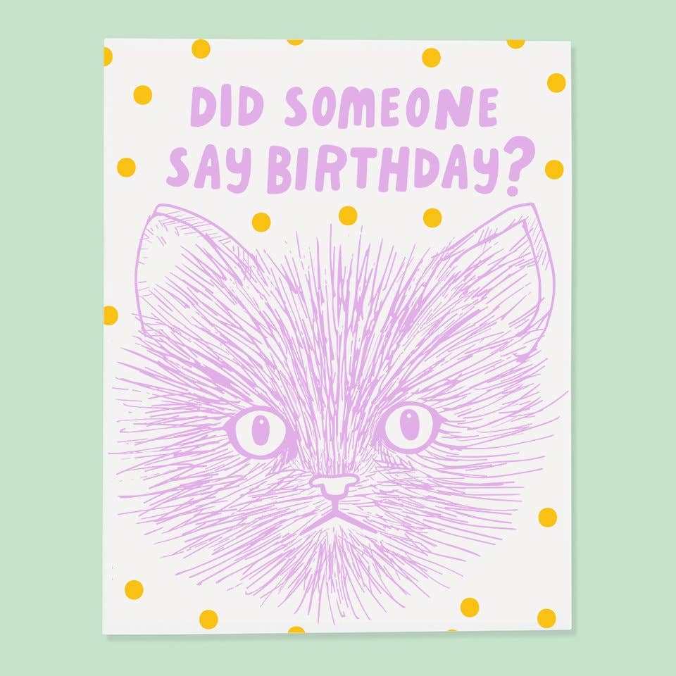 SAY BIRTHDAY CARD