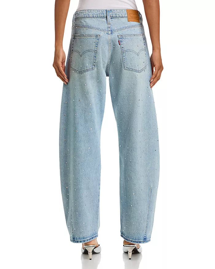 LEVI'S DAZZLE ME BARREL DENIM PANTS