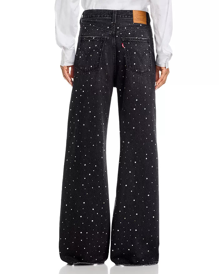LEVI'S DAZZLE ME BARREL DENIM PANTS
