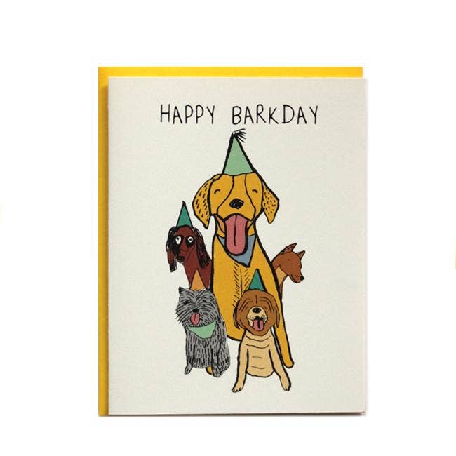 HAPPY BARKDAY (BIRTHDAY) GREETING CARD