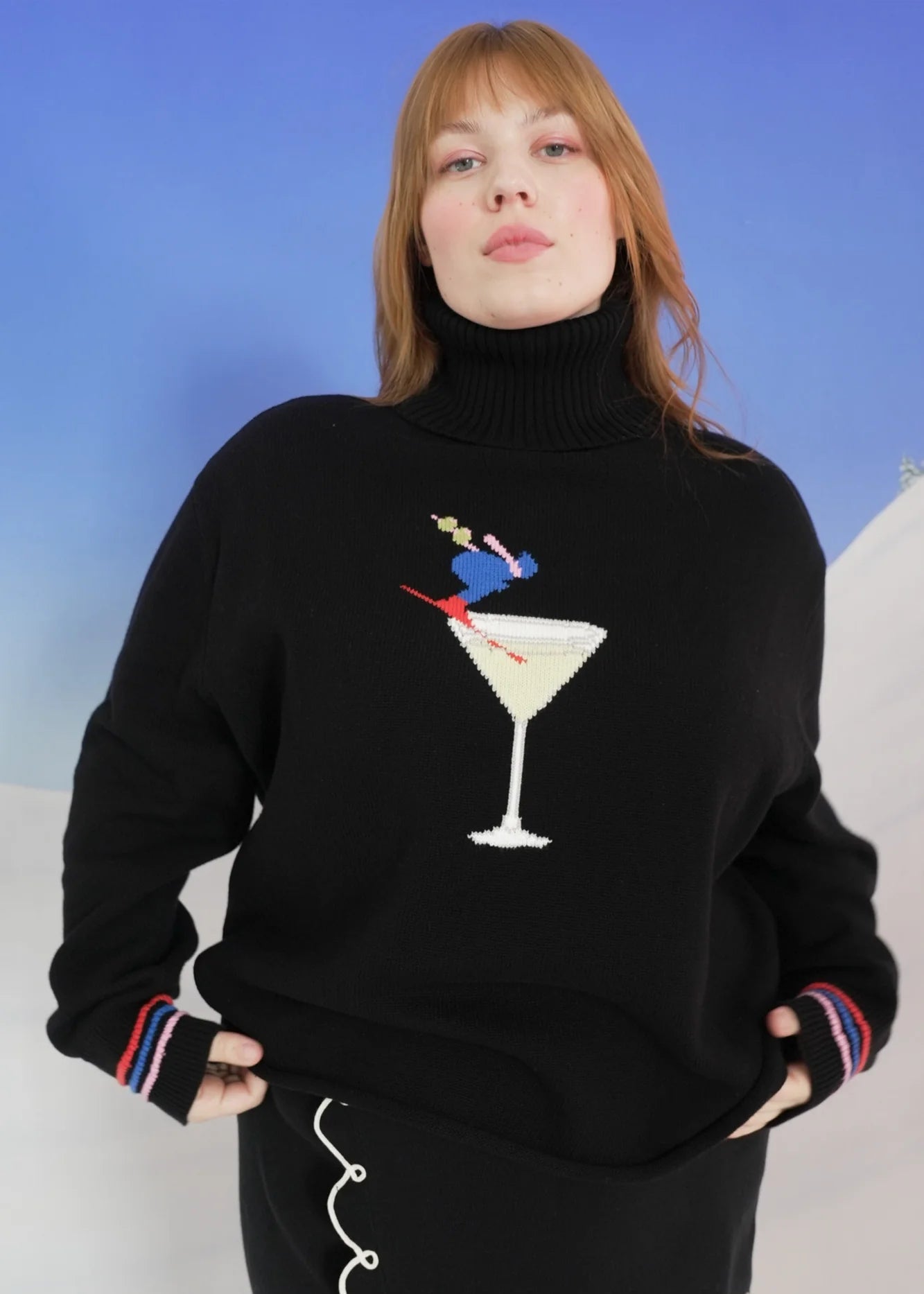 RACHEL ANTONOFF APRES SKI MARTINI MOCKNECK SWEATER