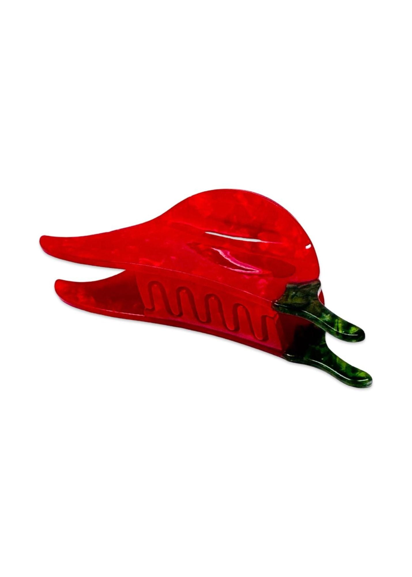 LARGE CHILLI PEPPER HAIR CLAW CLIP