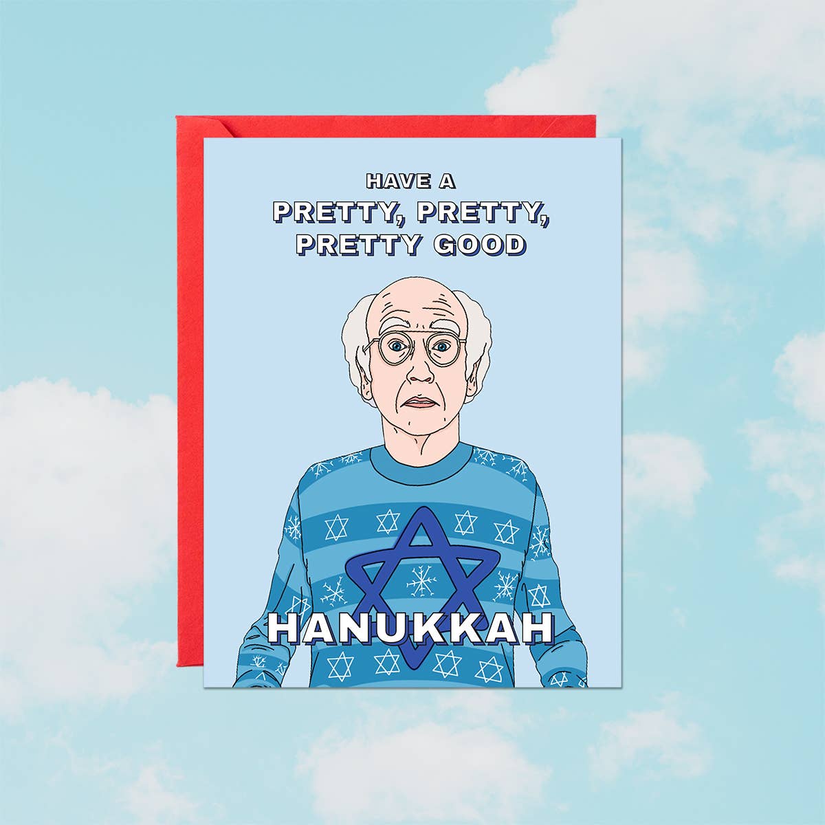 LARRY HANUKKAH CARD