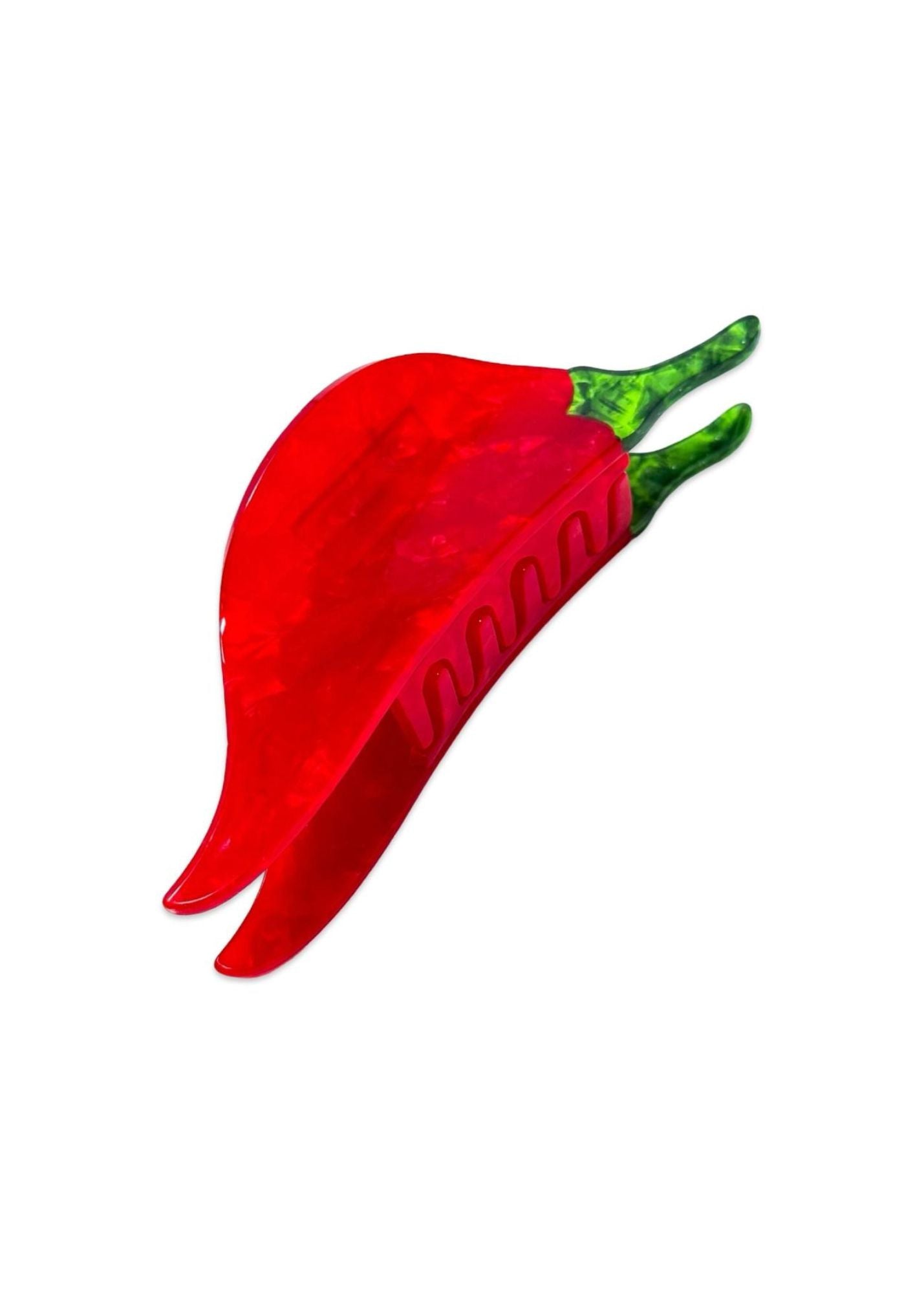 LARGE CHILLI PEPPER HAIR CLAW CLIP