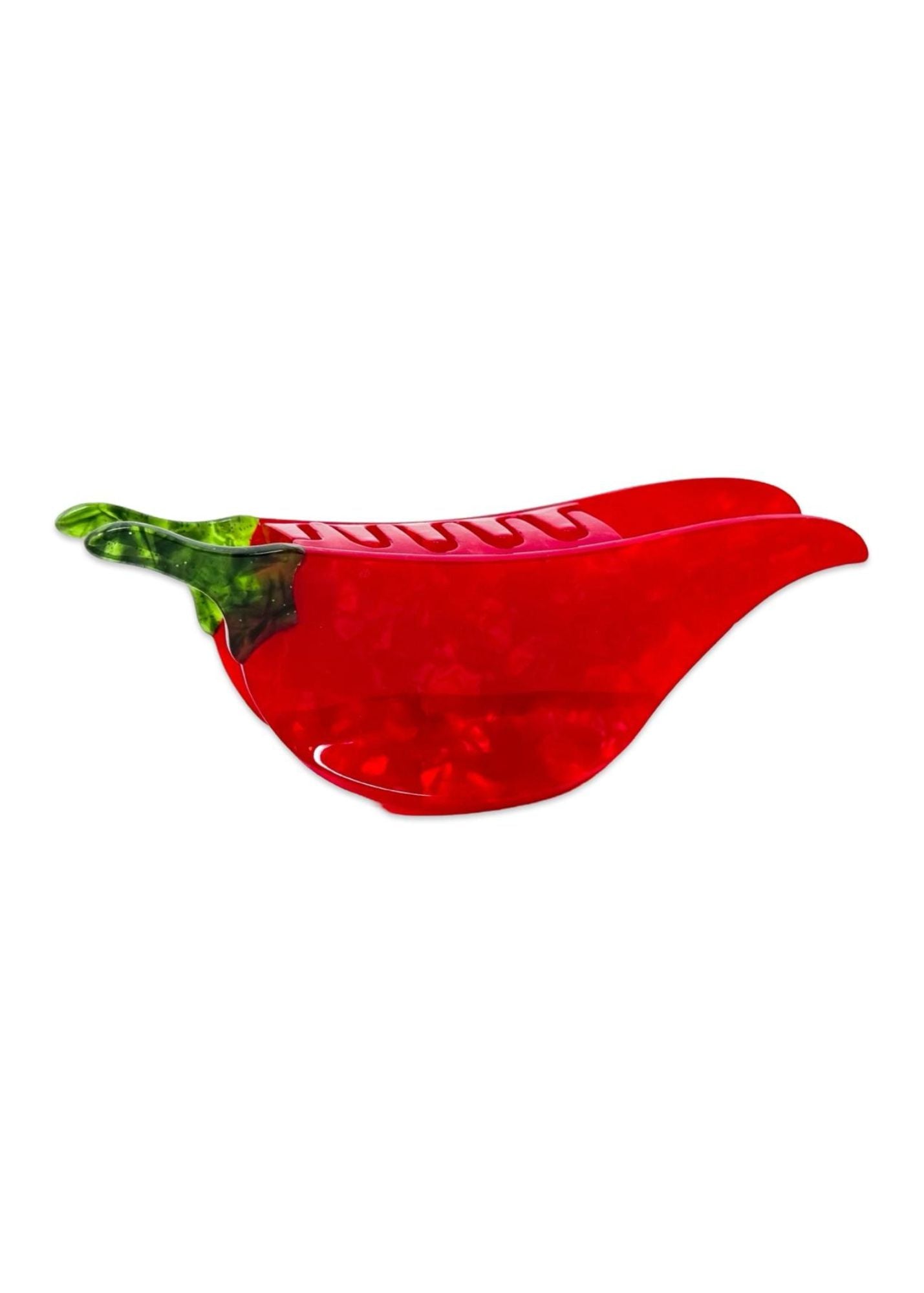 LARGE CHILLI PEPPER HAIR CLAW CLIP