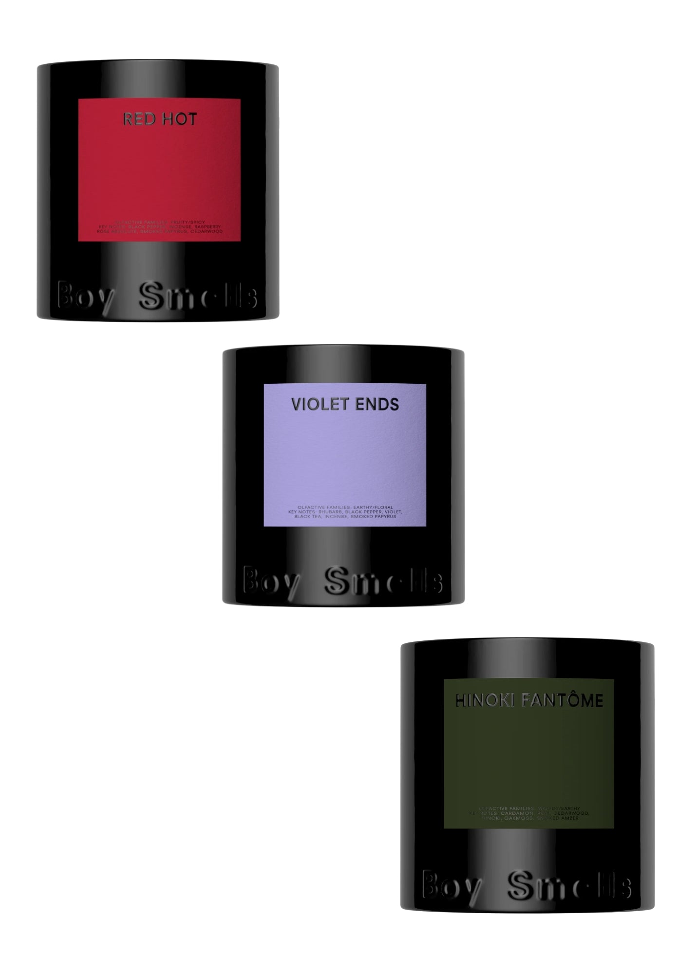 BOY SMELLS MAGNUM HERO COLLECTION CANDLES