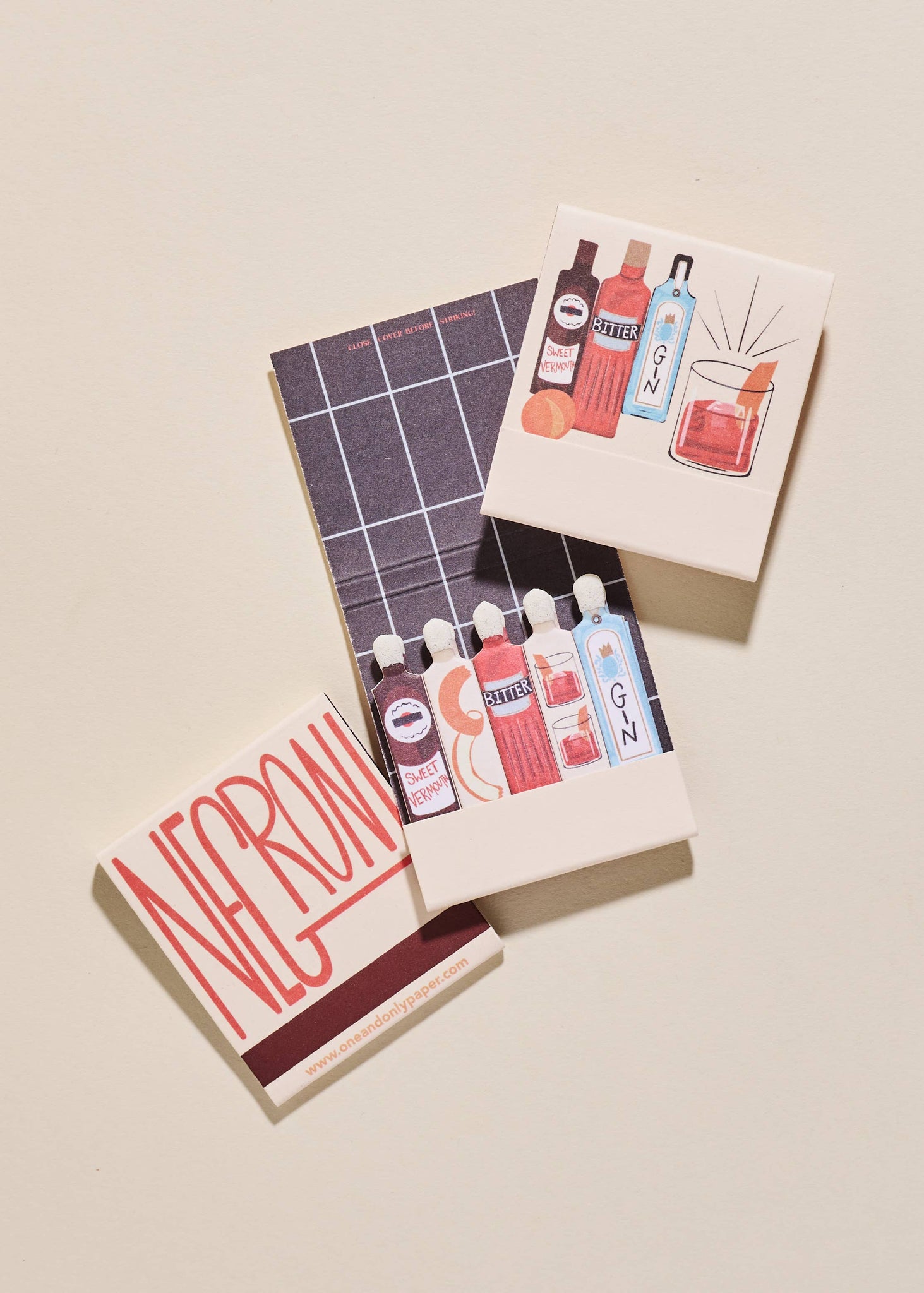 NEGRONI MATCHBOOK