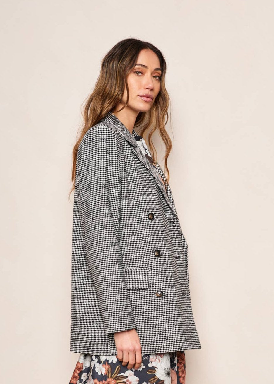 TONI HERRINGBONE BLAZER