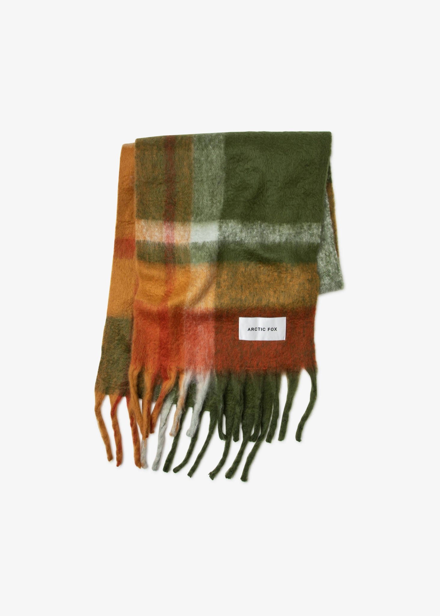 RECYCLED STOCKHOLM PLAID SCARF