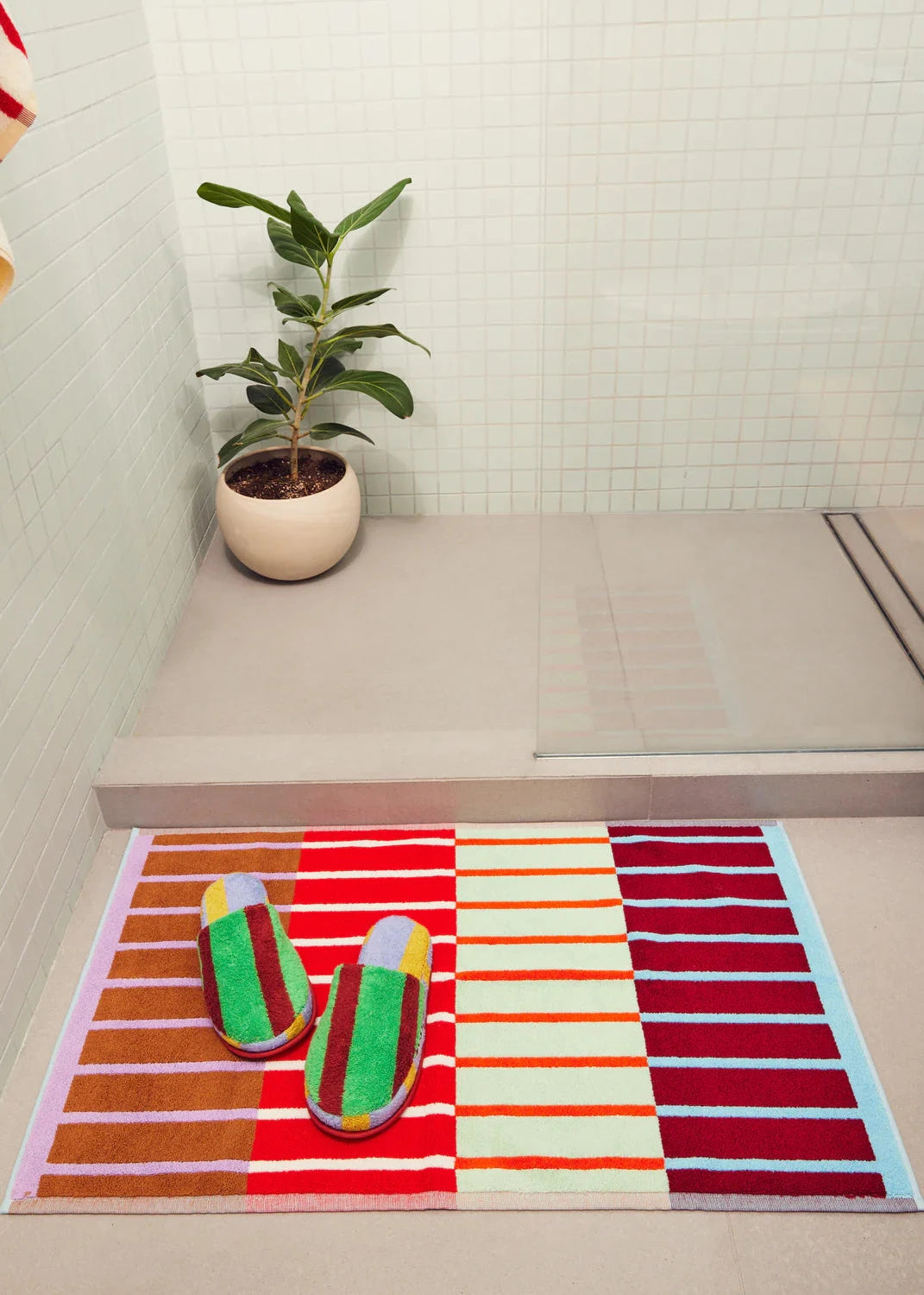 DUSEN DUSEN HOUSE STRIPE BATH MAT