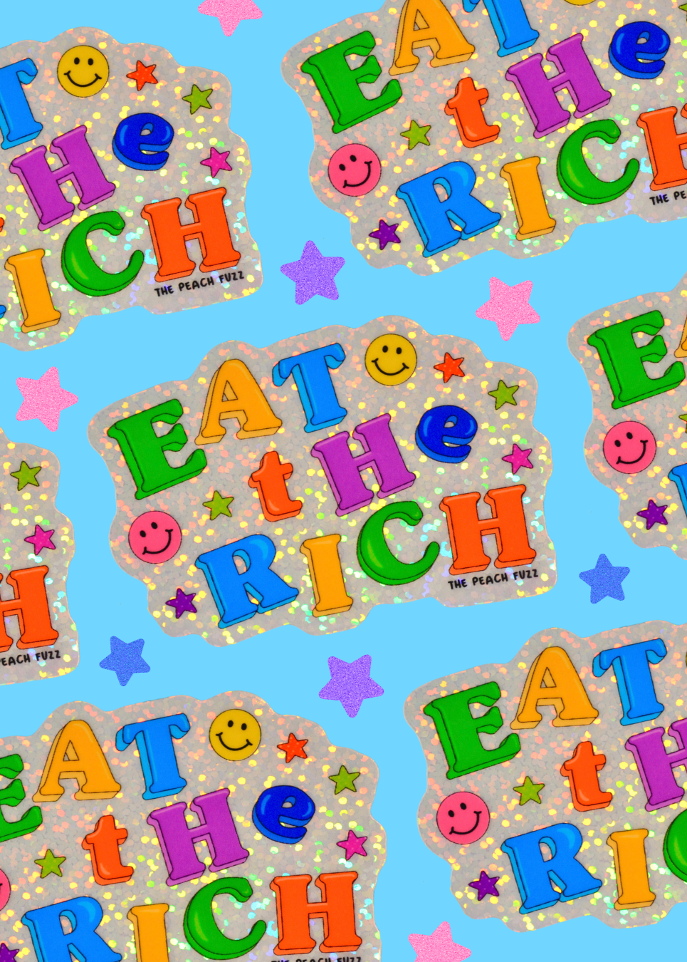 EAT THE RICH STICKER