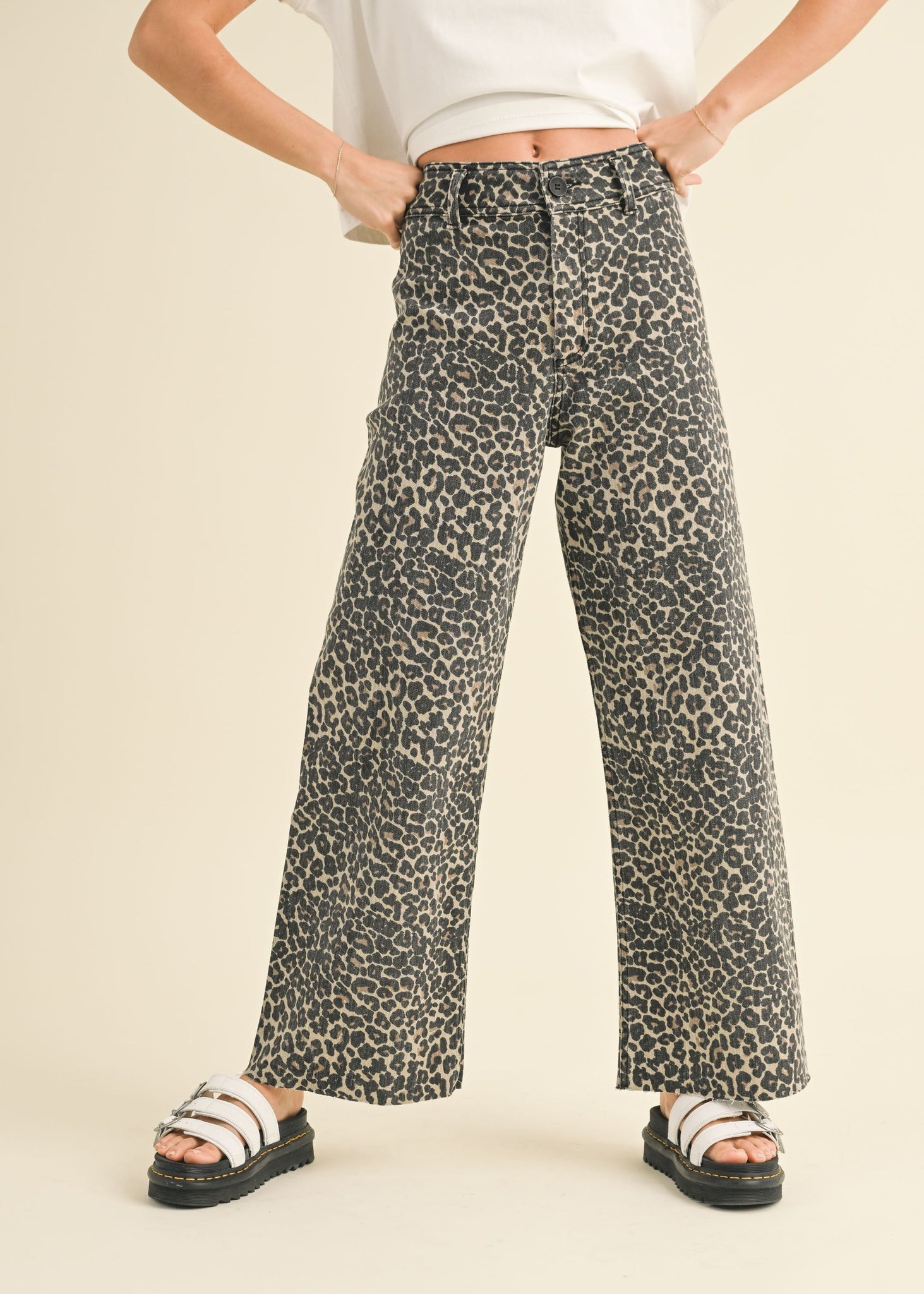 DIA LEOPARD DENIM