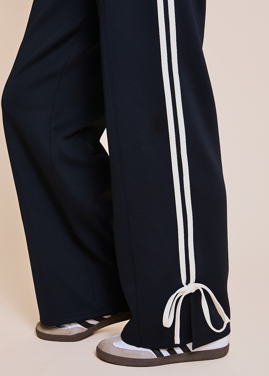 GENA BOW DETAIL TRACK PANTS