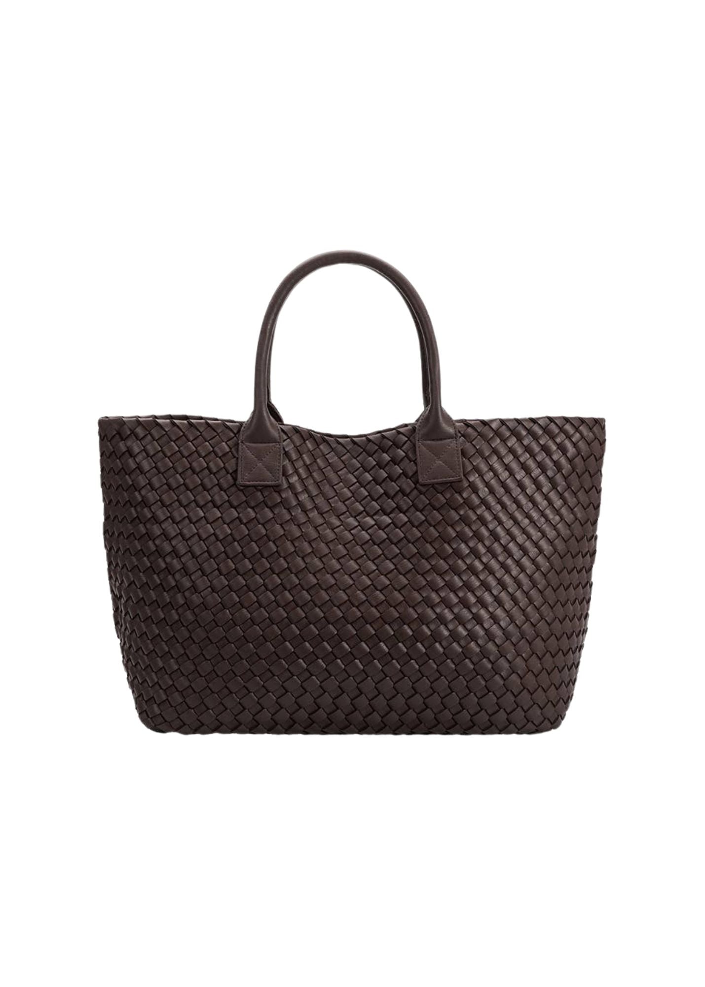 NORA WOVEN VEGAN TOTE BAG