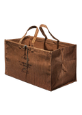 WAXED CANVAS LIVING-ROOM CATCH-ALL TOTE