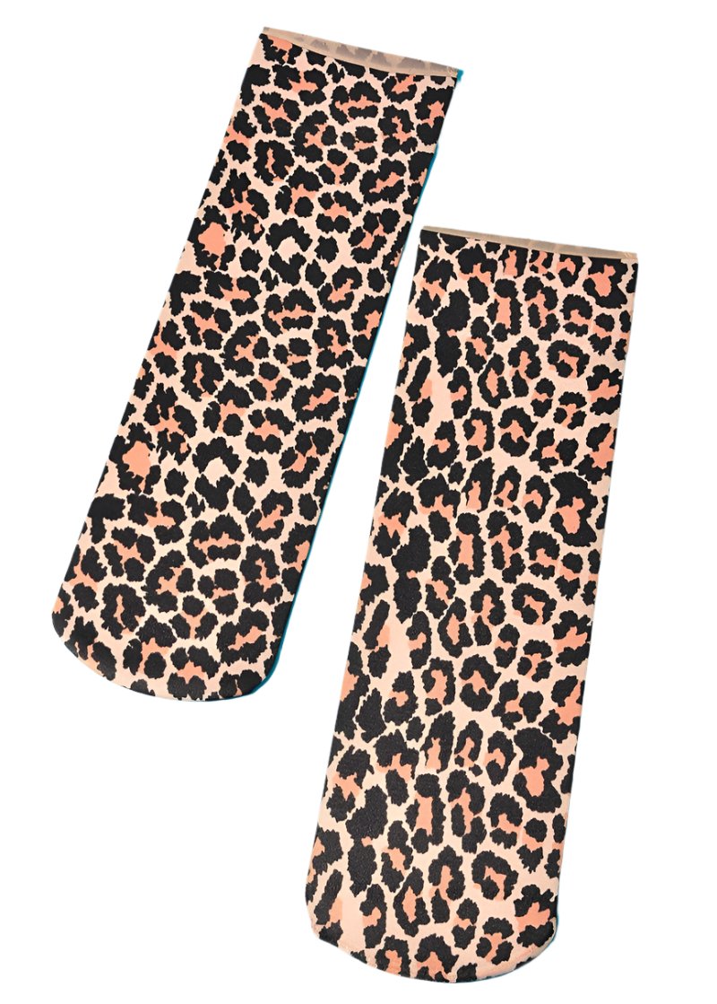 LEOPARD SHEER SOCKS