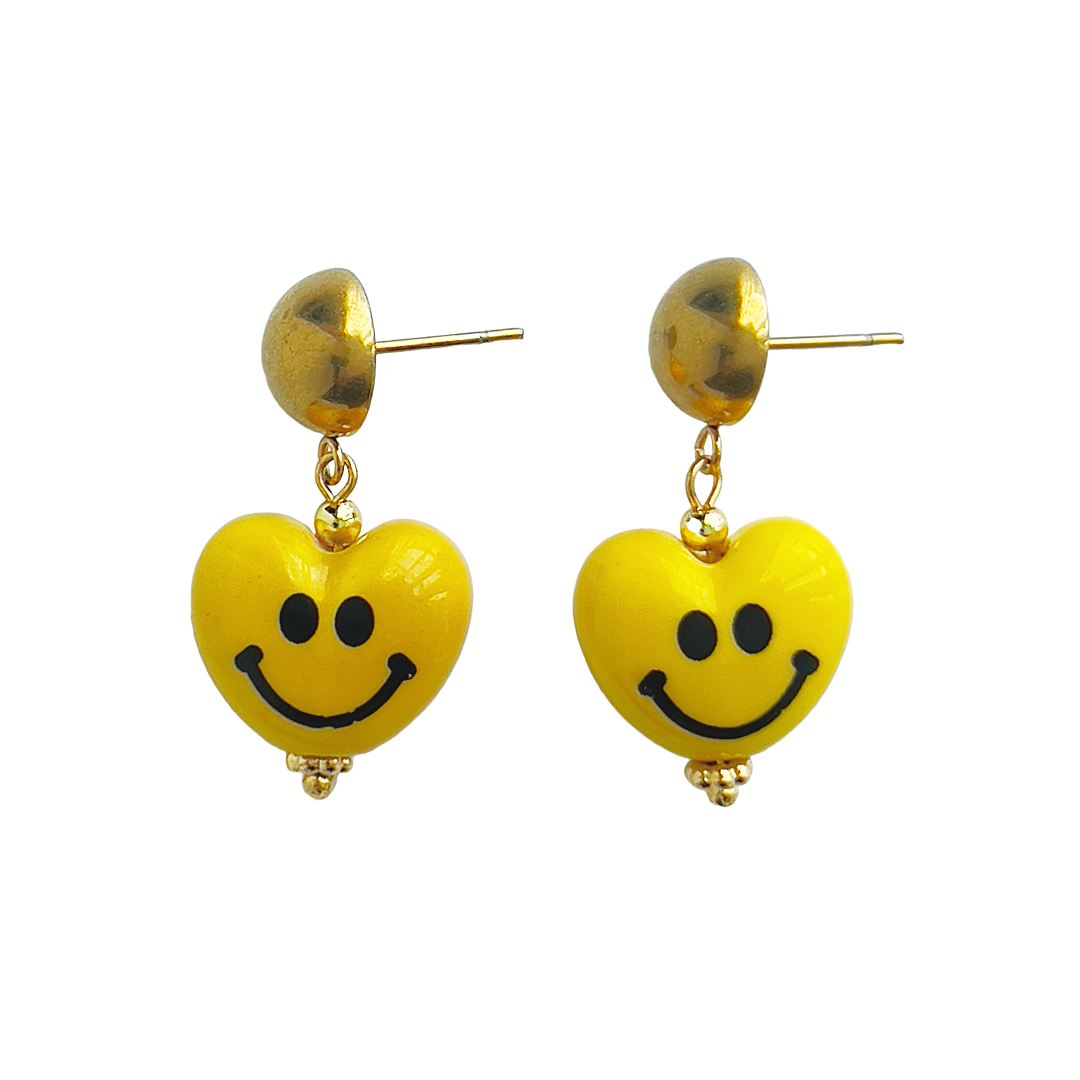 HAPPY HEART DROP EARRINGS