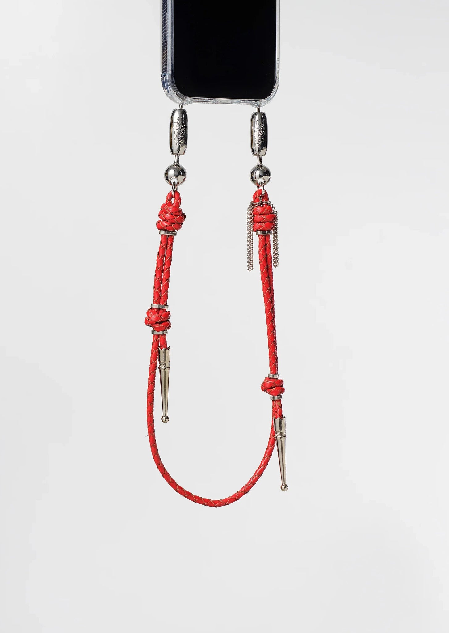 OSSA NEW YORK LEATHER BOLO WRISTLET PHONE CHAIN