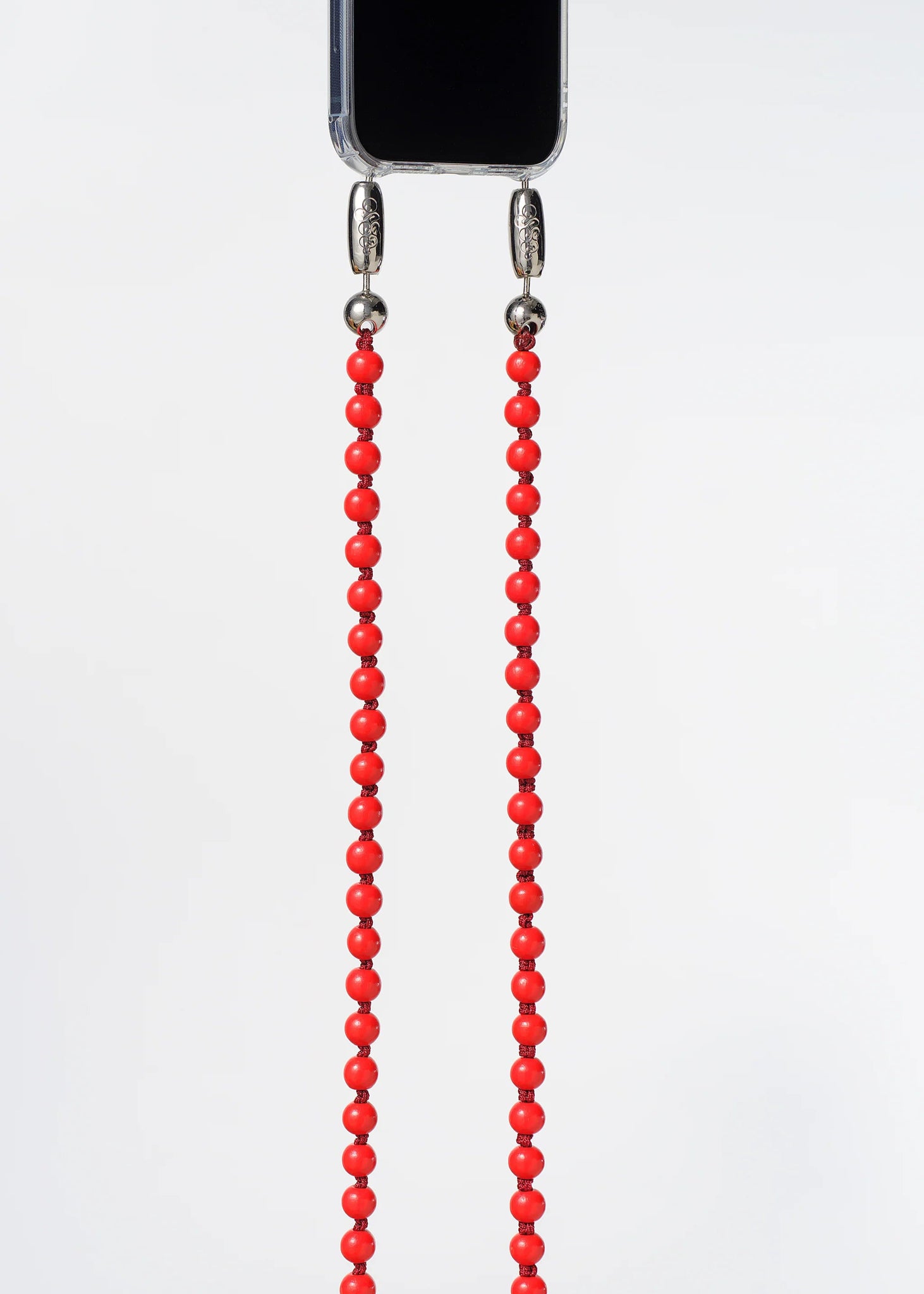 OSSA NEW YORK WOOD CROSSBODY PHONE CHAIN