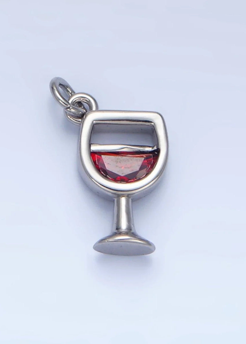 WINE GLASS CHARM