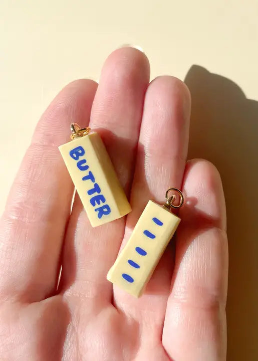 STICK OF BUTTER CLAY CHARM