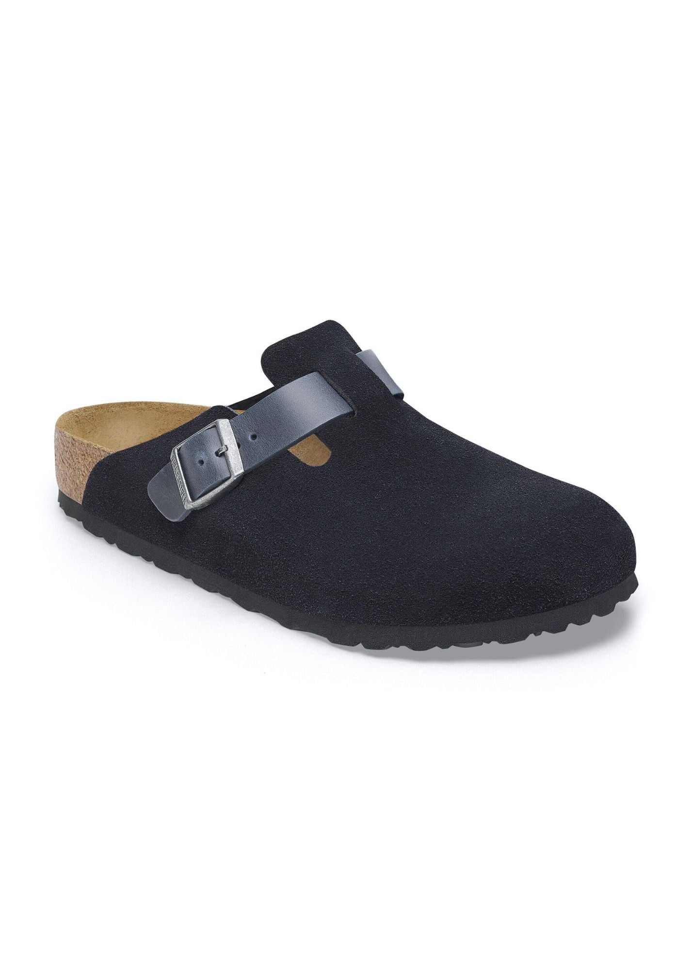 MEN'S BIRKENSTOCK NAVY LEATHER BOSTON CLOG