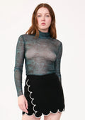 RACHEL ANTONOFF CASINO TOILE TURTLENECK