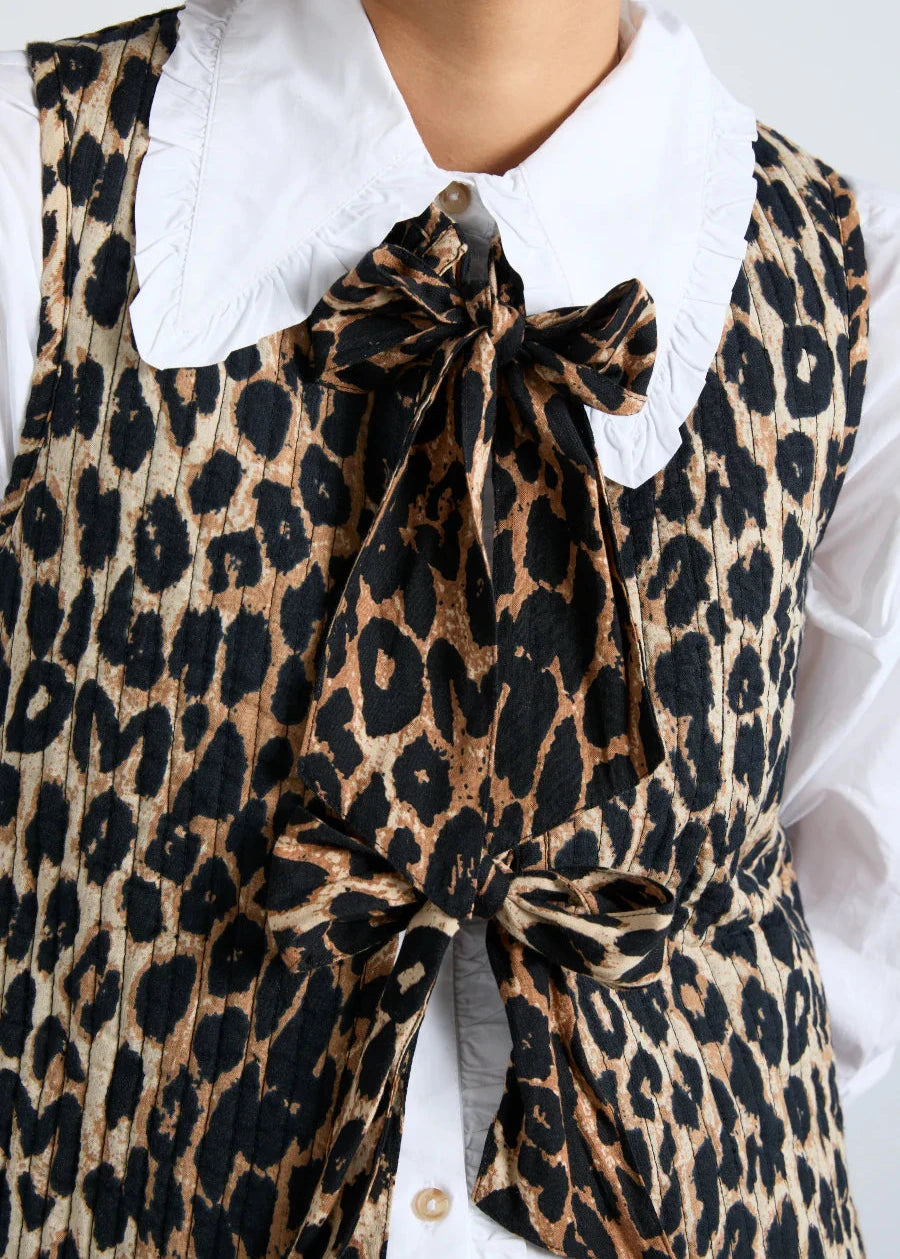 DAMSON MADDER LEOPARD TILLY GILET VEST