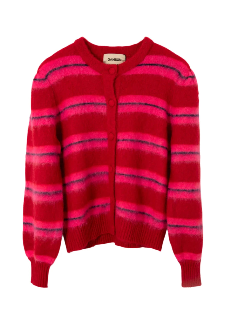 DAMSON MADDER CECE STRIPE CARDIGAN