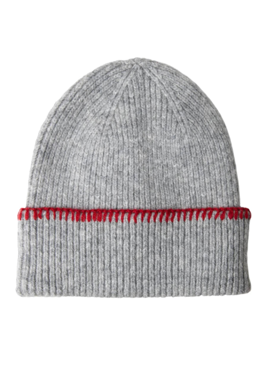 DAMSON MADDER BLANKET STITCH BEANIE