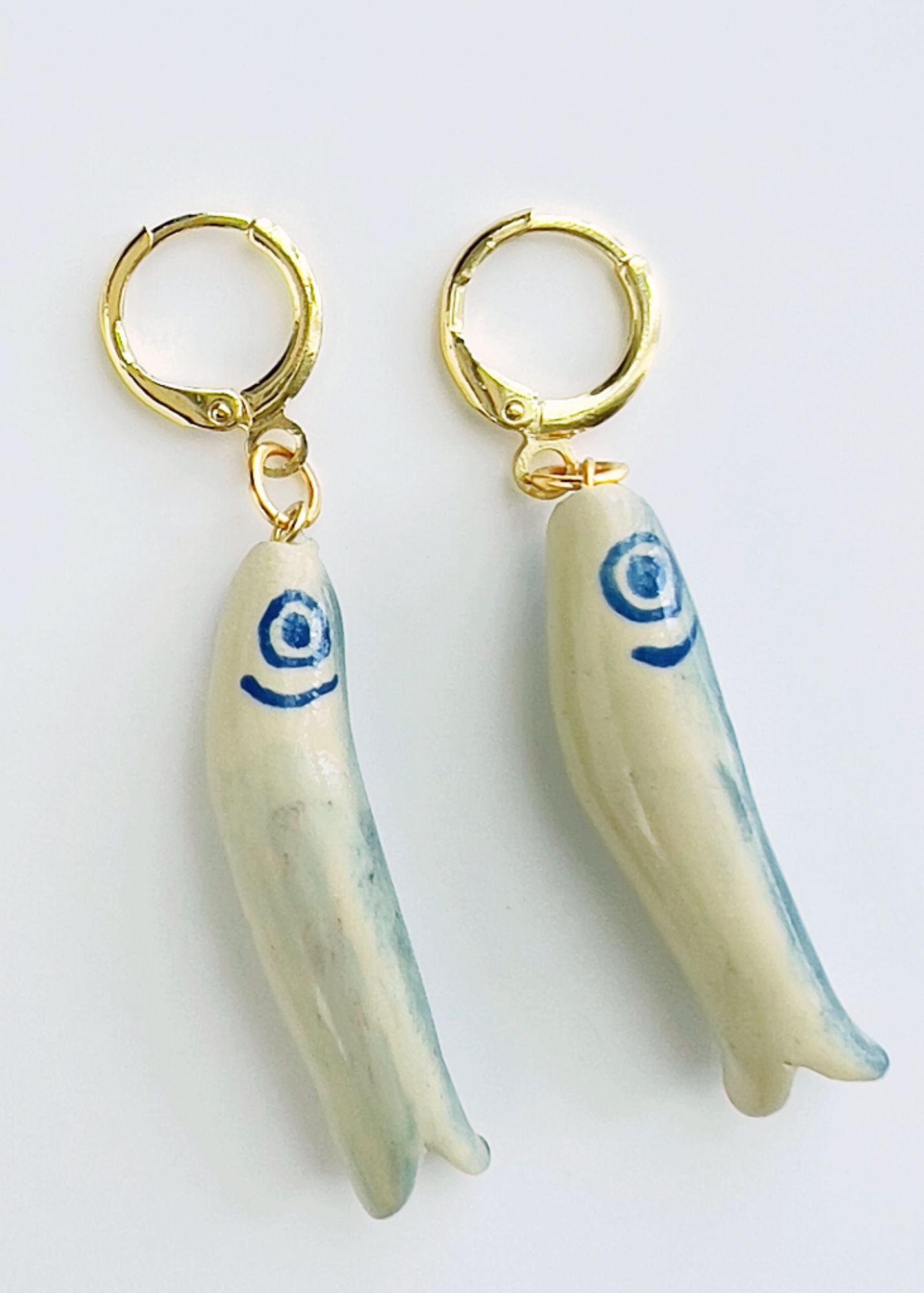 BLUE SARDINE EARRINGS