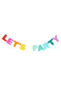 LET'S PARTY FELT GARLAND