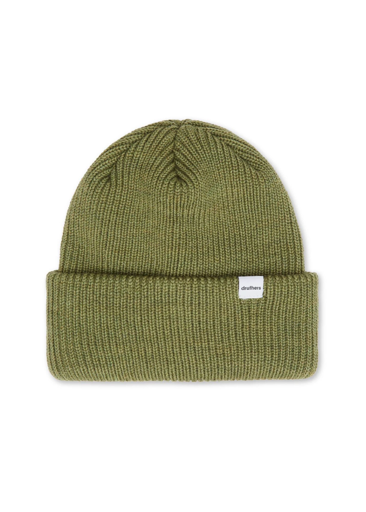 DRUTHERS MERINO WOOL 1X1 KNIT BEANIE