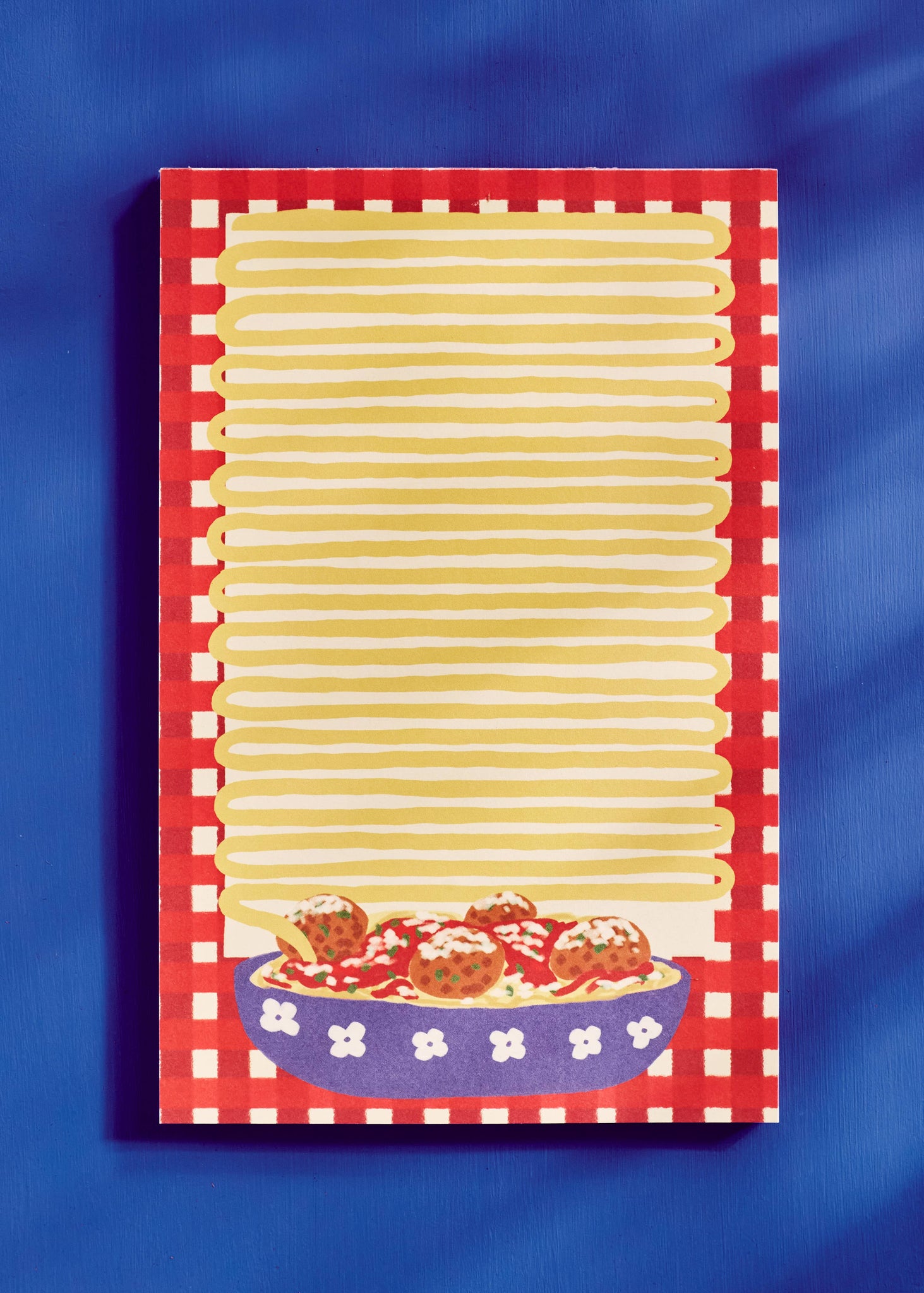 MAMMA MIA SPAGHETTI & MEATBALLS NOTEPAD