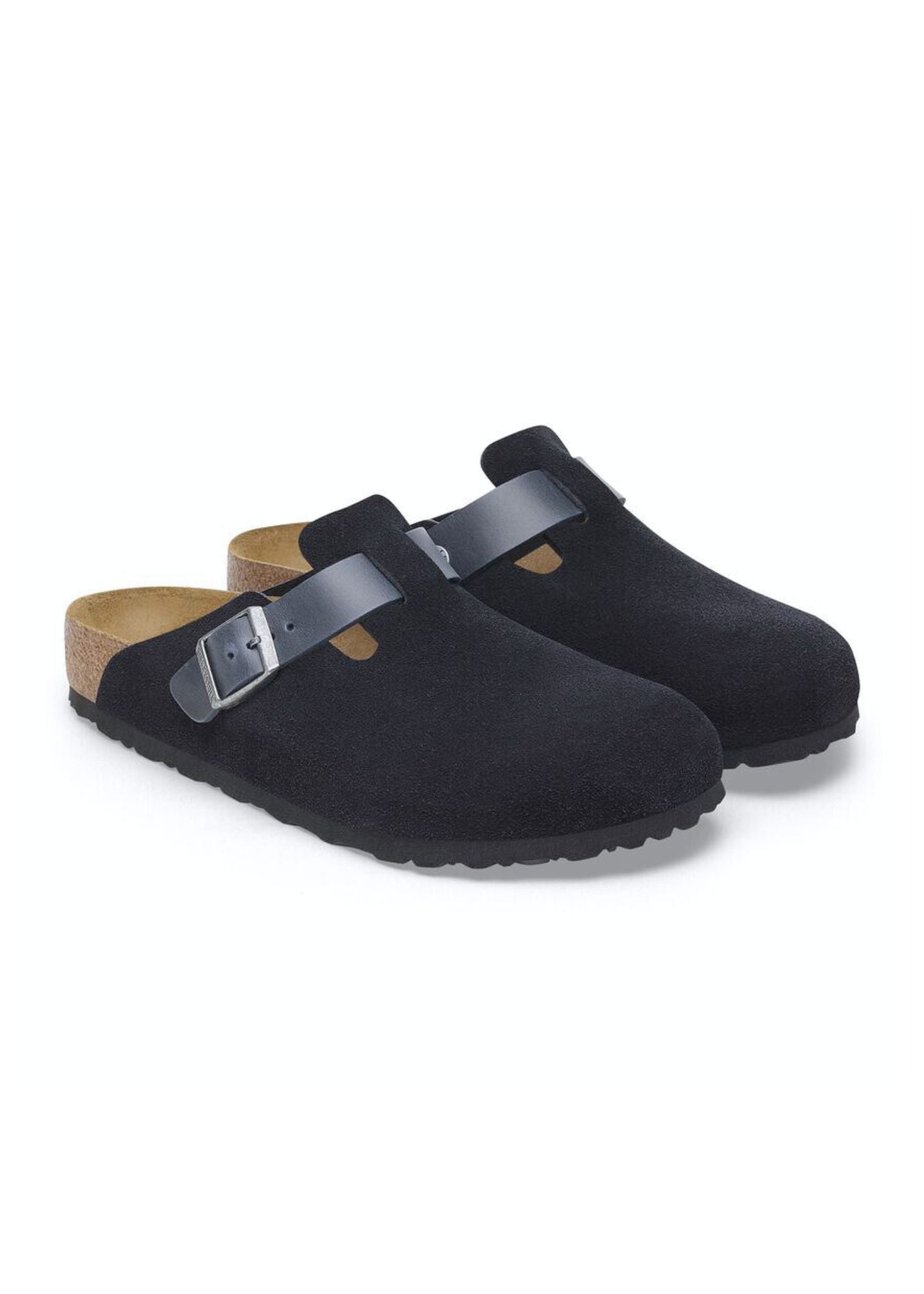 MEN'S BIRKENSTOCK NAVY LEATHER BOSTON CLOG