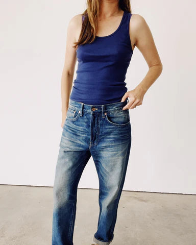HEY GANG RIBBED TANK